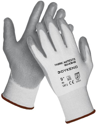 DYKENO FABRIC ANTICUT 3 003-K30 / Protiporezové povrstvené rukavice