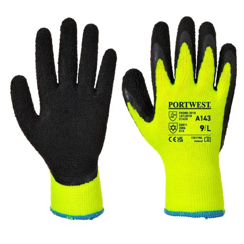 PORTWEST THERMAL SOFT GRIP A143 / Zimné rukavice máčané v latexovej pene