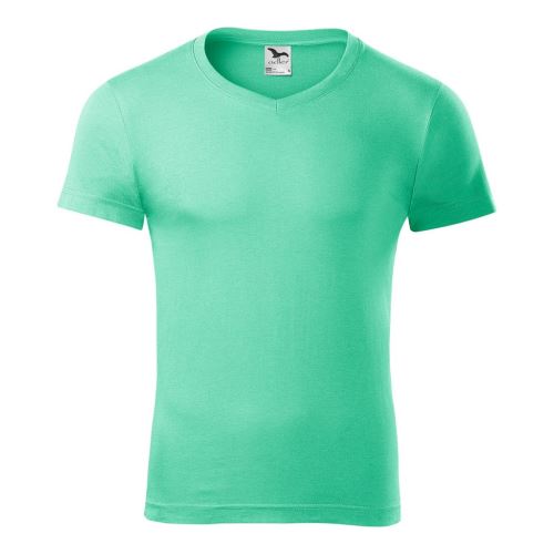 MALFINI SLIM FIT V-NECK 146 / Pánske tričko s výstrihom "V"