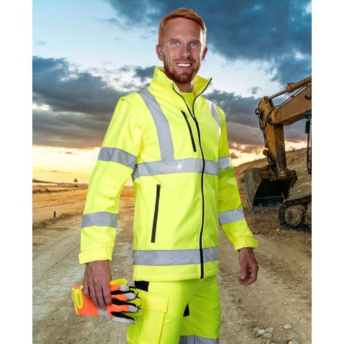 ARDON HI-VIS REF 501/502 / Reflexná softshellová bunda