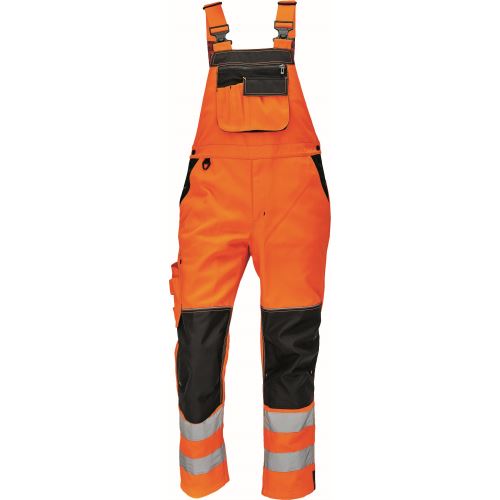 CERVA KNOXFIELD HI-VIS FL290 / Reflexné nohavice s trakmi