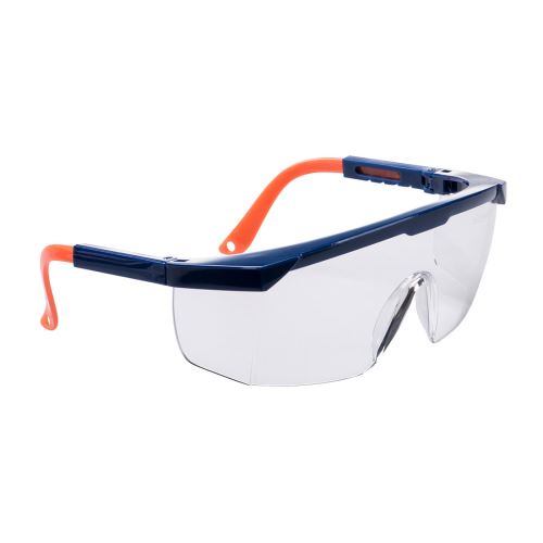 PORTWEST CLASSIC PLUS PS33 / Ochranné okuliare, nastaviteľné nožičky, UV ochrana - číra Univerzálna