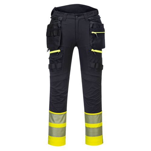 PORTWEST HI-VIS DX4 HOLSTER DX445 / Reflexné strečové nohavice, 16 vreciek