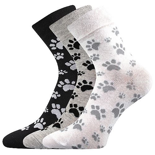 BOMA XANTIPA 50 / Dámske bavlnené ponožky s labkami