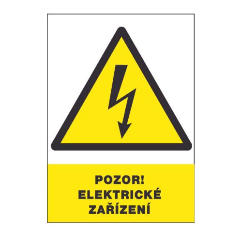 TABUĽKA / Pozor! Elektrické zariadenie