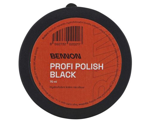 BENNON PROFI POLISH BLACK 70 ML / Krémový ošetrujúci prostriedok na obuv 70 ml
