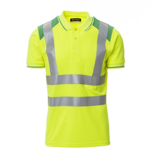 PAYPER GUARD+ FLUO 001028-0028 / Pánska dvojfarebná reflexná polokošeľa