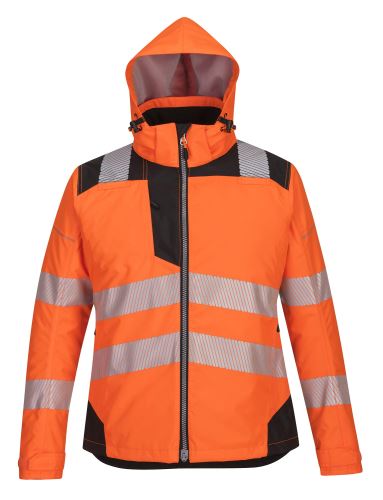 PORTWEST HI-VIS PW382 / Dámska zimná reflexná bunda, vodeodolná