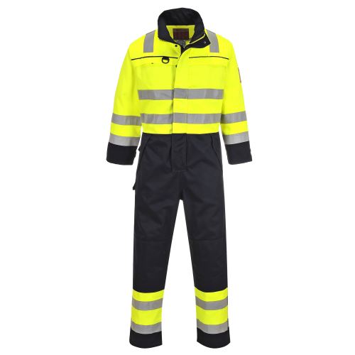 PORTWEST HI-VIS BIZFLAME MULTI-NORM FR60 / Nehorľavá reflexná kombinéza, antistatická