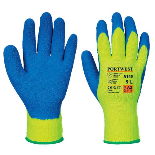 PORTWEST COLD GRIP A145 / Zimné latexové rukavice