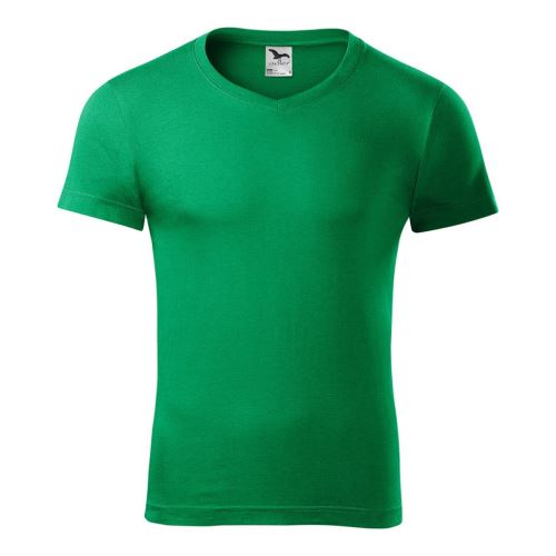 MALFINI SLIM FIT V-NECK 146 / Pánske tričko s výstrihom "V"