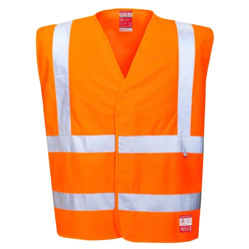 PORTWEST HI-VIS BIZFLAME WORK FR71 / Nehorľavá reflexná vesta, antistatická