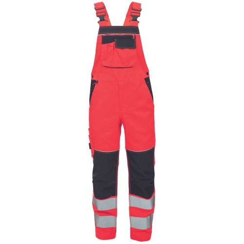 CERVA KNOXFIELD HVPS FL / HI-VIS nohavice s trakmi, tlačené reflexné pruhy