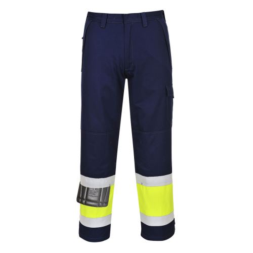 PORTWEST HI-VIS MODAFLAME MV26 / Nehorľavé reflexné nohavice, predĺžené