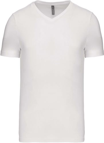 KARIBAN VINTAGE V-NECK K357 / Pánske tričko s krátkym rukávom