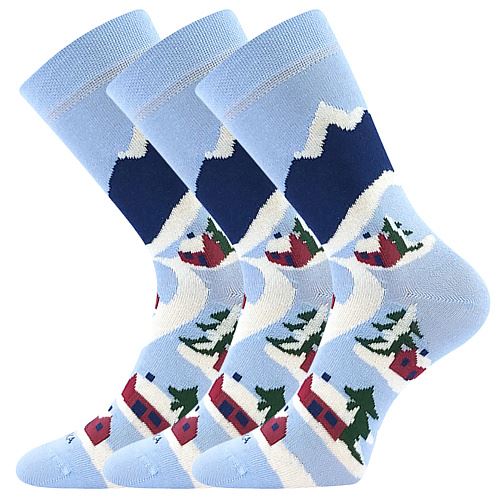 LONKA DAMERRYK / Detské vianočné ponožky, 3 páry