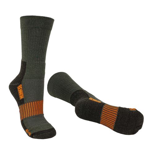 BENNON MERINO TREK SOCK GREEN / Športové ponožky z MERINO vlny