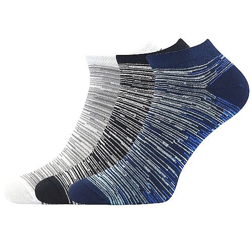 BOMA PIKI / Dámske bavlnené ponožky s pruhmi