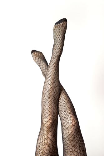LADYB ARIANNA / Dámske pučocháčové nohavice s geometrickým vzorom