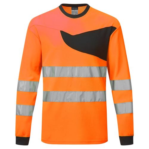 PORTWEST HI-VIS PW221 / Reflexné tričko s dlhým rukávom PW2