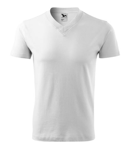 MALFINI V-NECK 102 / Unisex tričko s výstrihom "V"