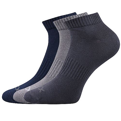 VoXX BADDY A / Slabé bavlnené ponožky, 3 páry