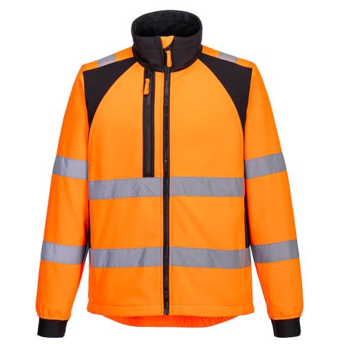 PORTWEST WX2 ECO HI-VIS CD875 / Reflexná softshellová ECO bunda