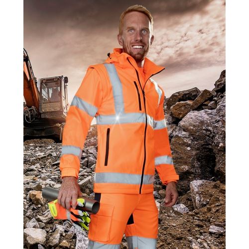 ARDON HI-VIS REF 501/502 / Reflexná softshellová bunda