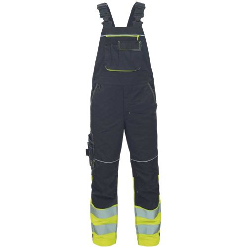 CERVA KNOXFIELD HVPS DW / Nohavice s trakmi v kombinácii s HI-VIS spodnou časťou nohavíc