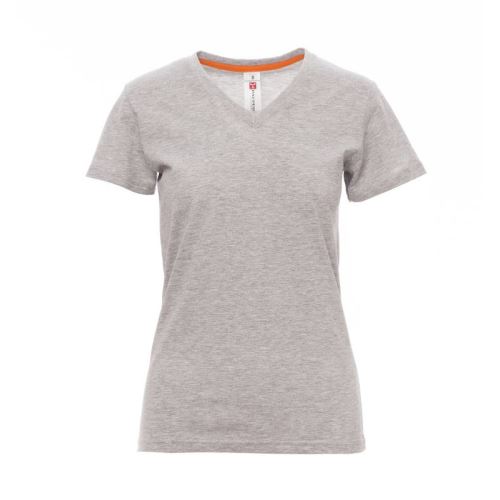 PAYPER V-NECK LADY MELANGE 000952-0252 / Dámske tričko s krátkym rukávom, s výstrihom do V