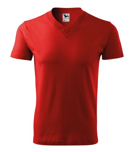 MALFINI V-NECK 102 / Unisex tričko s výstrihom "V"