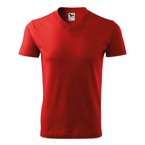 MALFINI V-NECK 102 / Unisex tričko s výstrihom "V"