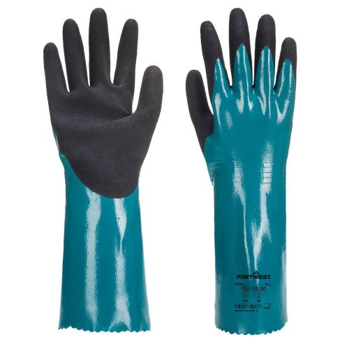 PORTWEST SANDY GRIP LITE AP60 / Chemické nitrilové rukavice s pieskovou úpravou