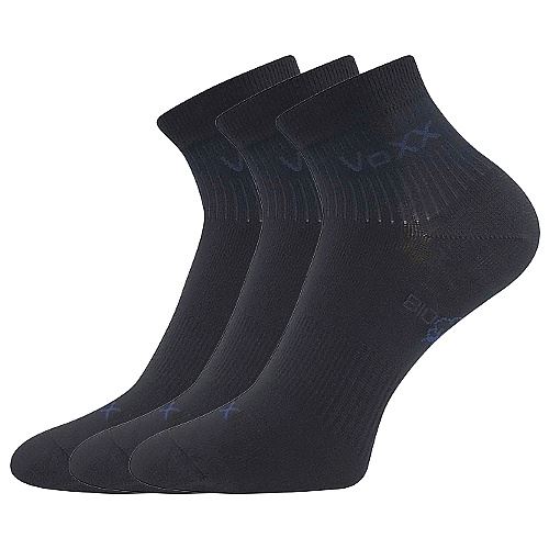 VoXX BOBY / Športové slabé ponožky z BIO bavlny, 3 páry
