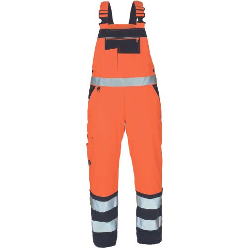 CERVA KNOXFIELD HVPS / Zateplené HI-VIS pracovné zimné nohavice s trakmi