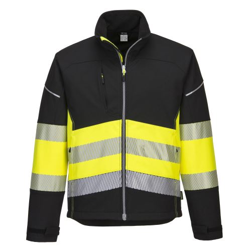 PORTWEST HI-VIS PW375 / Reflexná softshellová bunda