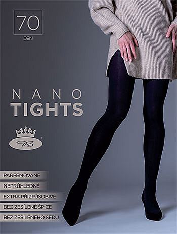 LADYB NANO TIGHTS 70 DEN / Dámske silné pančuchové nohavice