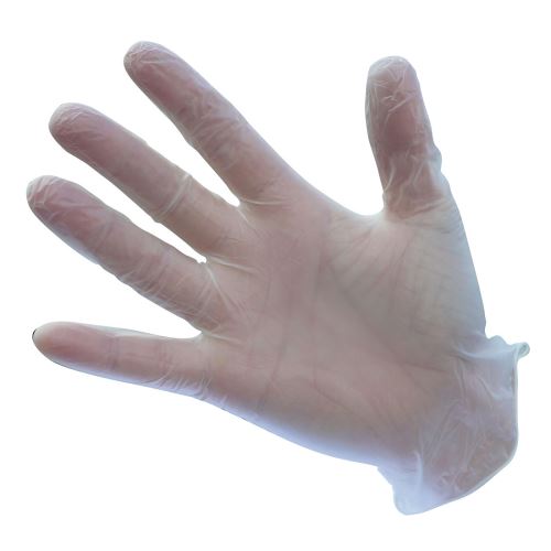 PORTWEST A905 / Jednorazové vinylové rukavice nepudrované, 100 ks v balení