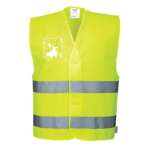 PORTWEST HI-VIS C475 / Reflexná vesta s menovkou